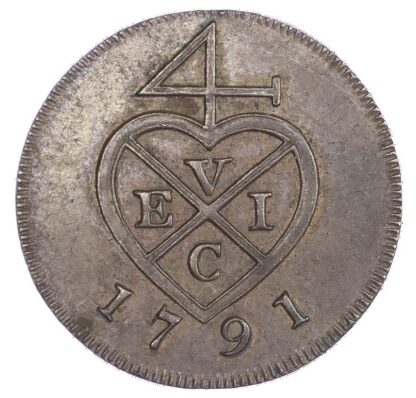 India, EIC, Bombay Presidency, copper Proof 1 ½ Pice, 1791