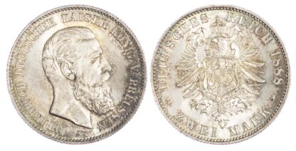 Germany, Prussia, Friedrich III (1888), silver 2 Marks, 1888 A - Mint State