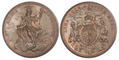 France/USA, Regiment de la Calotte/John Law’s Mississippi Bubble, AE medal 1720