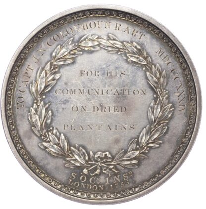 London, Society of Arts – Horticulture, AR Prize medal 1834