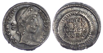 Constantius II, Silver Siliqua