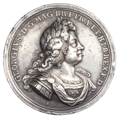 George I, Entry into London 1714, AR medal