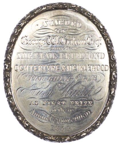 Scotland, Blair Drummond, Ochtertyre & Meiklewood Ploughing Club, AR first prize medal