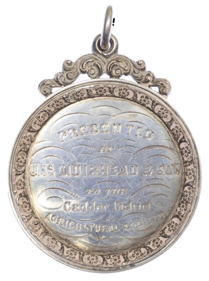 Scotland, Cadder District Agricultural Society AR prize medal