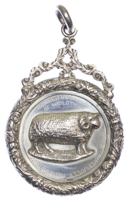 Scotland, Western District of Midlothian Agricultural Association, AR prize medal