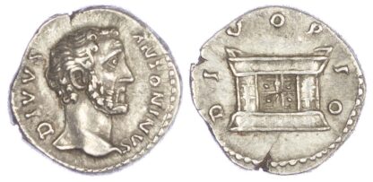 Divus Antoninus Pius, Silver Denarius