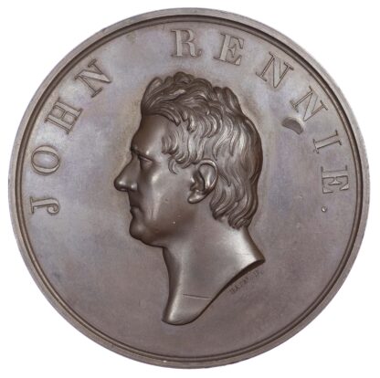 John Rennie, engineer, his death, AE medal 1821