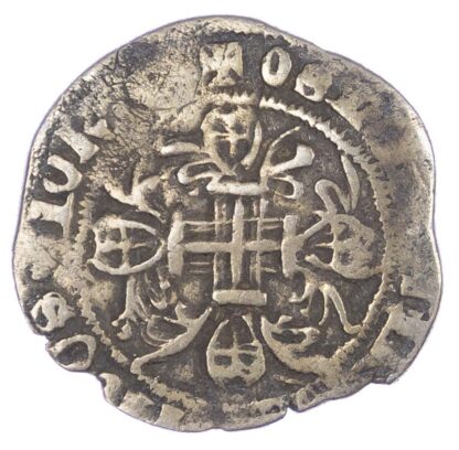 Crusaders, Order of St. John, Rhodes, Philibert de Naillac (1396-1421), silver Gigliato