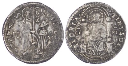 Italy, Venice, Andrea Vendramin (1476-1478), silver Marcello or ½ Lira