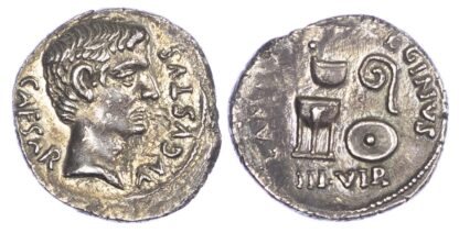 Octavian, Silver Denarius