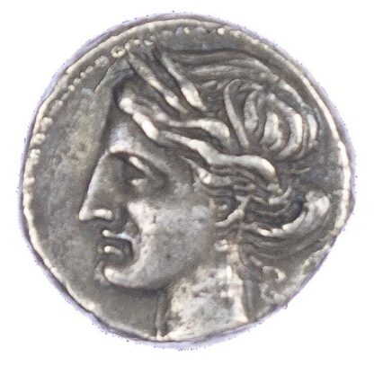 North Africa, Carthage, Time of the Second Punic War (c. 220-210 BC) AR Hemidrachm