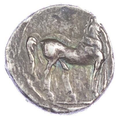 North Africa, Carthage, Time of the Second Punic War (c. 220-210 BC) AR Hemidrachm