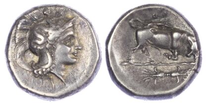 Lucania, Thurium (c. 300-280 BC) AR Nomos