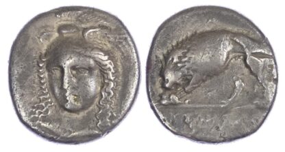 Lucania, Velia (c. 334-300 BC) AR Nomos