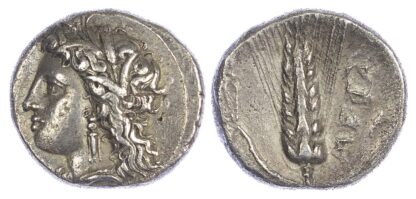 Lucania, Metapontum (c. 330-290 BC) AR Nomos