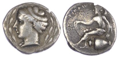 Bruttium, Terina (c. 440-425 BC) AR Nomos