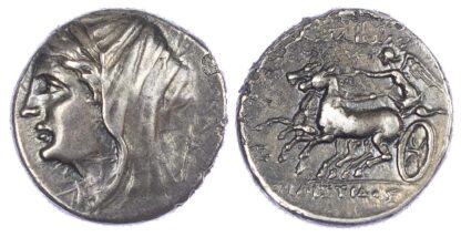 Sicily, Syracuse, Queen Philistis, AR 4 Litrai