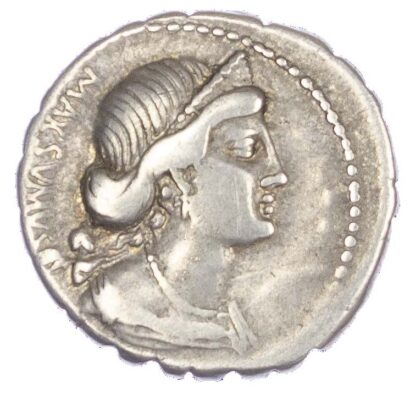 C. Egnatius Cn. f. Cn. n. Maxumus (c. 75 BC) AR Denarius, Rome