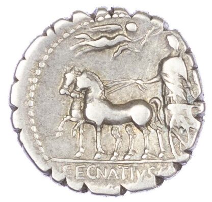 C. Egnatius Cn. f. Cn. n. Maxumus (c. 75 BC) AR Denarius, Rome