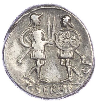 C. Servilius C. f. (57 BC) AR Denarius, Rome