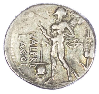 L. Valerius Flaccus (108-107 BC) AR Denarius, Rome