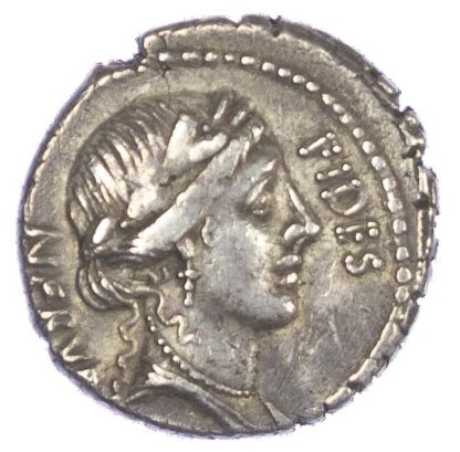 A. Licinus Nerva (47 BC) AR Denarius, Rome