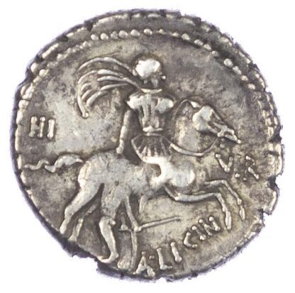 A. Licinus Nerva (47 BC) AR Denarius, Rome