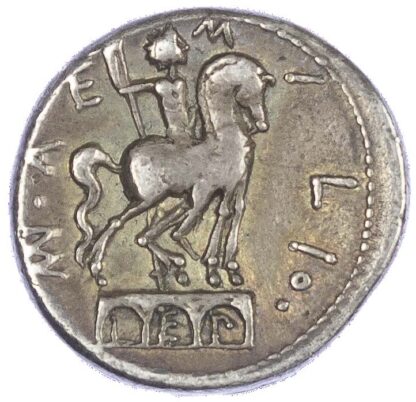 M. Aemilius Lepidus (114-113 BC) AR Denarius, Rome