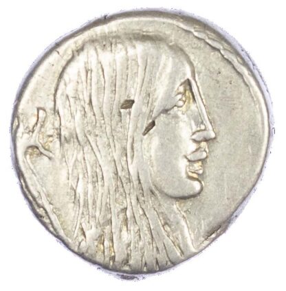 L. Hostilius Saserna (48 BC) AR Denarius, Rome