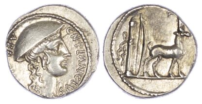 Cn. Plancius (55 BC) AR Denarius, Rome