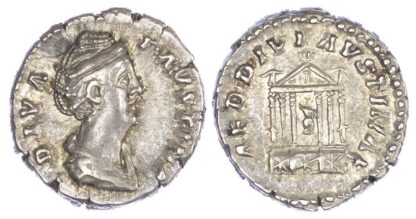 Diva Faustina Senior (d. AD 140/141) AR Denarius
