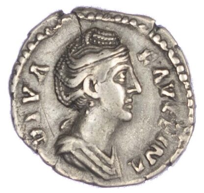 Diva Faustina Senior (d. AD 140/141) AR Denarius