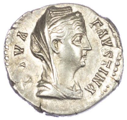 Diva Faustina Senior (d. AD 140/141) AR Denarius
