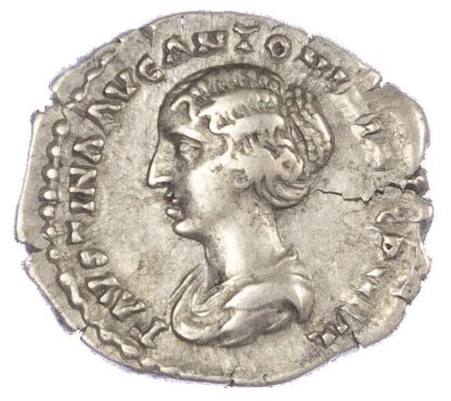 Faustina Junior, Silver Denarius