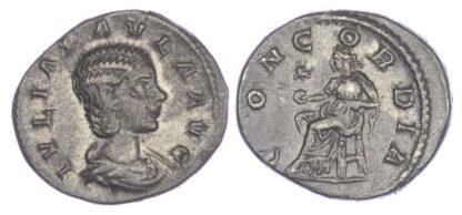 Julia Paula (Wife of Elagabalus), Silver Denarius