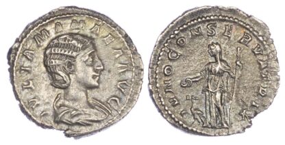 Julia Mamaea (Mother of Severus Alexander), Silver Denarius