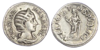 Julia Mamaea (Mother of Severus Alexander), Silver Denarius