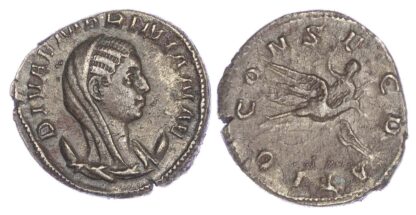 Diva Mariniana (wife of Valerian I), Silver Antoninianus