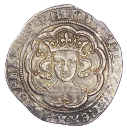 Edward III (1327-1377), Groat, Fourth coinage, pre-treaty period, class C, London