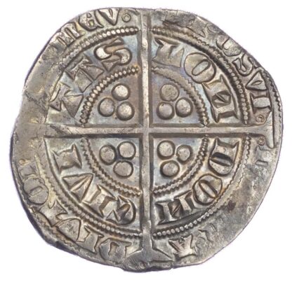Edward III (1327-1377), Groat, Fourth coinage, pre-treaty period, class C, London