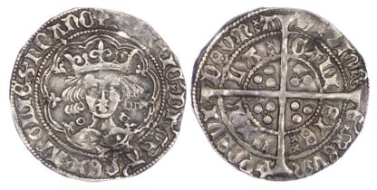 Henry VI (1422-61), first reign, Groat, Annulet issue, Calais mint