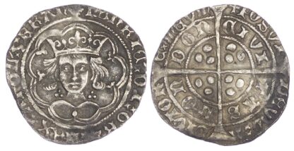 Henry VI (1422-61), first reign, Groat, Trefoil issue, London mint