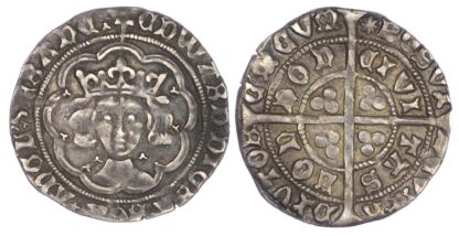Edward IV (1461-70), Groat, First reign, trefoils at neck, London