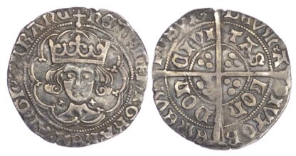 Henry VII (1485-1509), Groat, Class 2 mm. none, crosses by neck, London