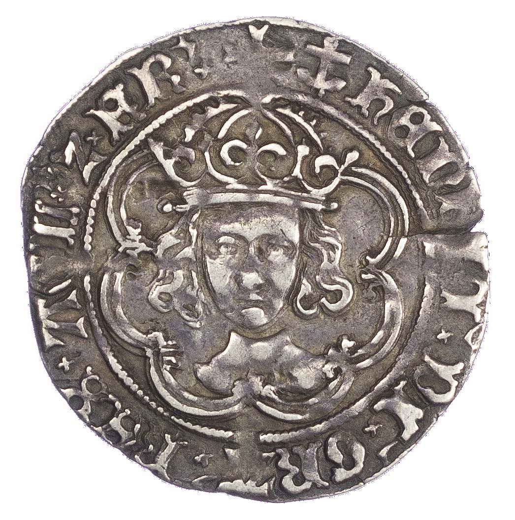 Henry VII (1485-1509), Groat, Class 3c, mm anchor Henry VII (1485-1509), Groat, Class 3c, mm anchor