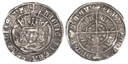 Henry VII (1485-1509), Groat Class 4b, mm cross crosslet