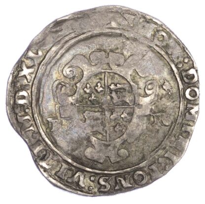 Edward VI (1547-53), Shilling, second period, 2nd issue, Tower, mintmark pheon (1549)