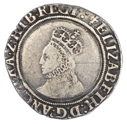 Elizabeth I (1558-1603),1st issue, Shilling, Bust 2a, mm lis