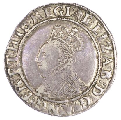 Elizabeth I (1558-1603) 6th issue, shilling bust 3b, mm escallop