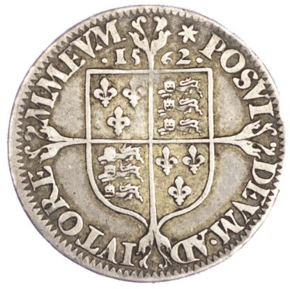 Elizabeth I (1558-1603), Milled Sixpence, tall narrow bust with plain dress